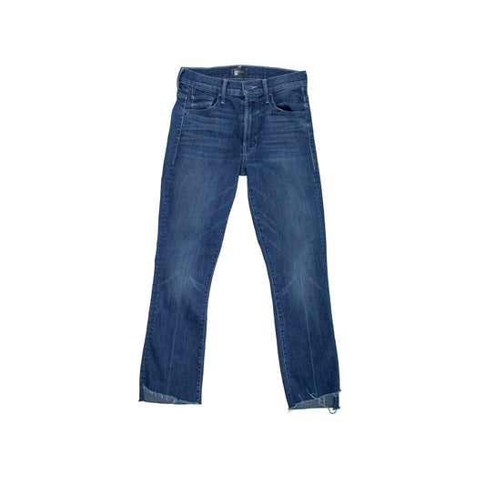 240$ MOTHER The Insider Crop Step Fray Good For You Jeans Women's Size 26 US 2