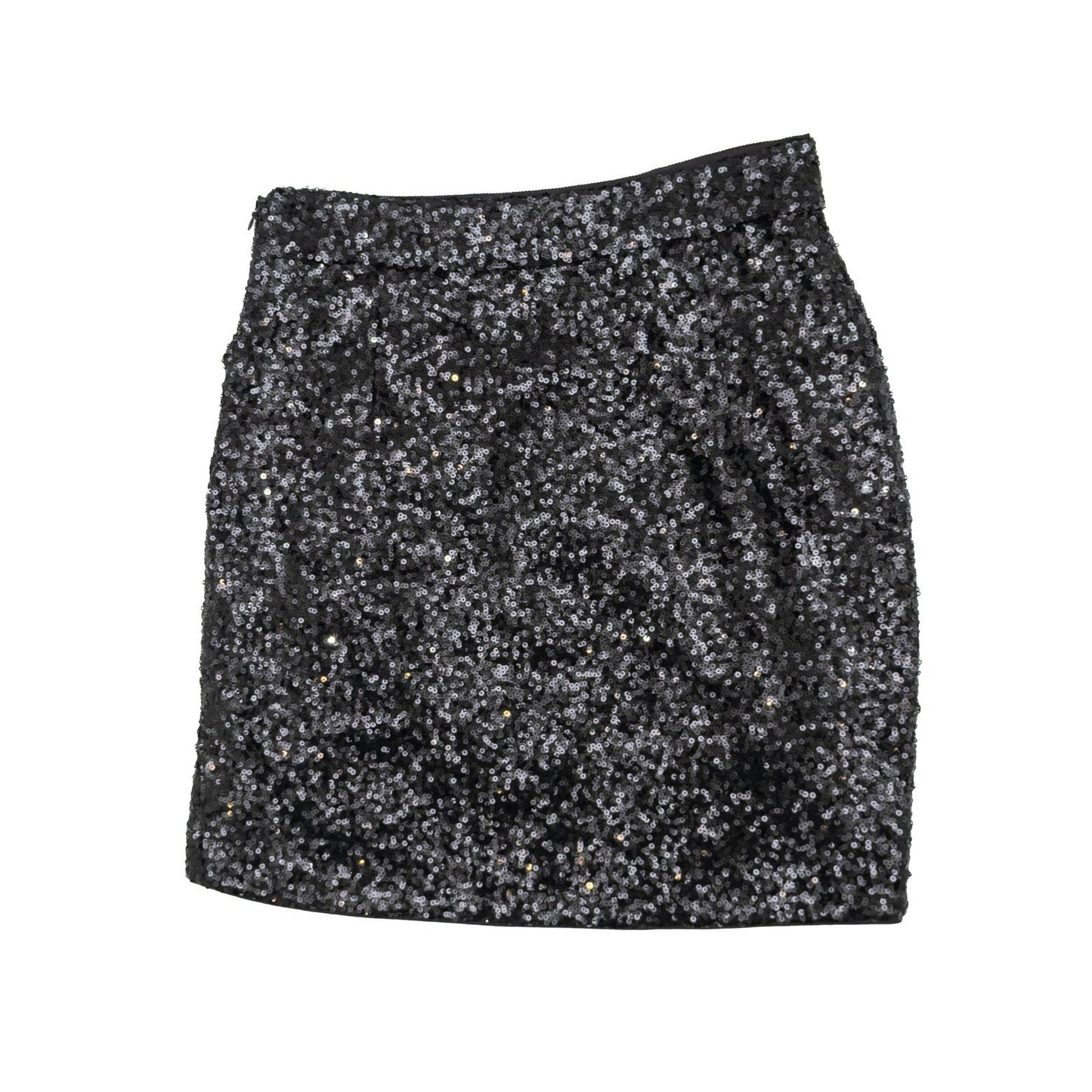 Pinko Vintage Black Sequin Embellished Mini Skirt EU 38 US 6 UK 10