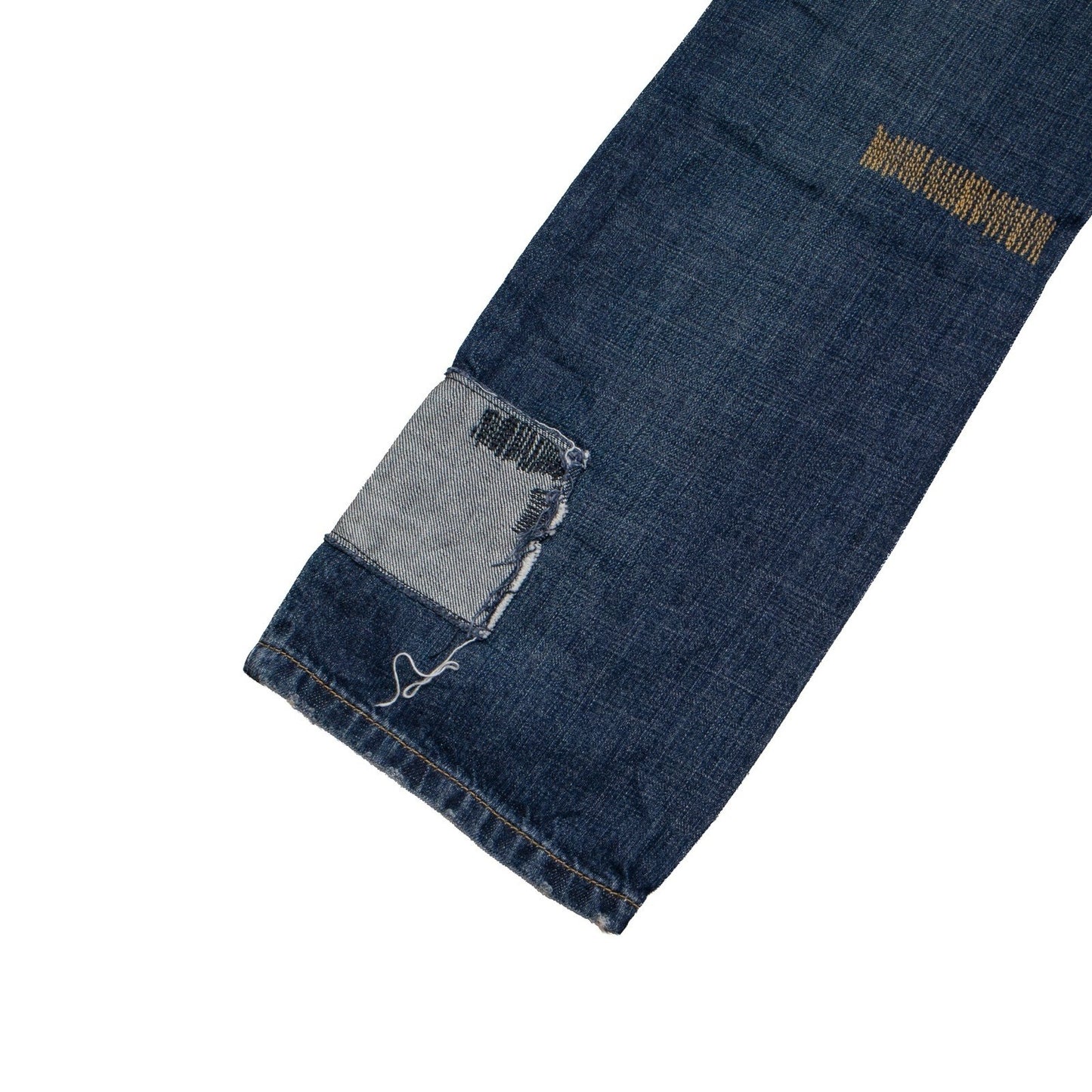 D&G Dolce & Gabbana Distressed Patchwork Graphic Jeans Size 27 / IT 41