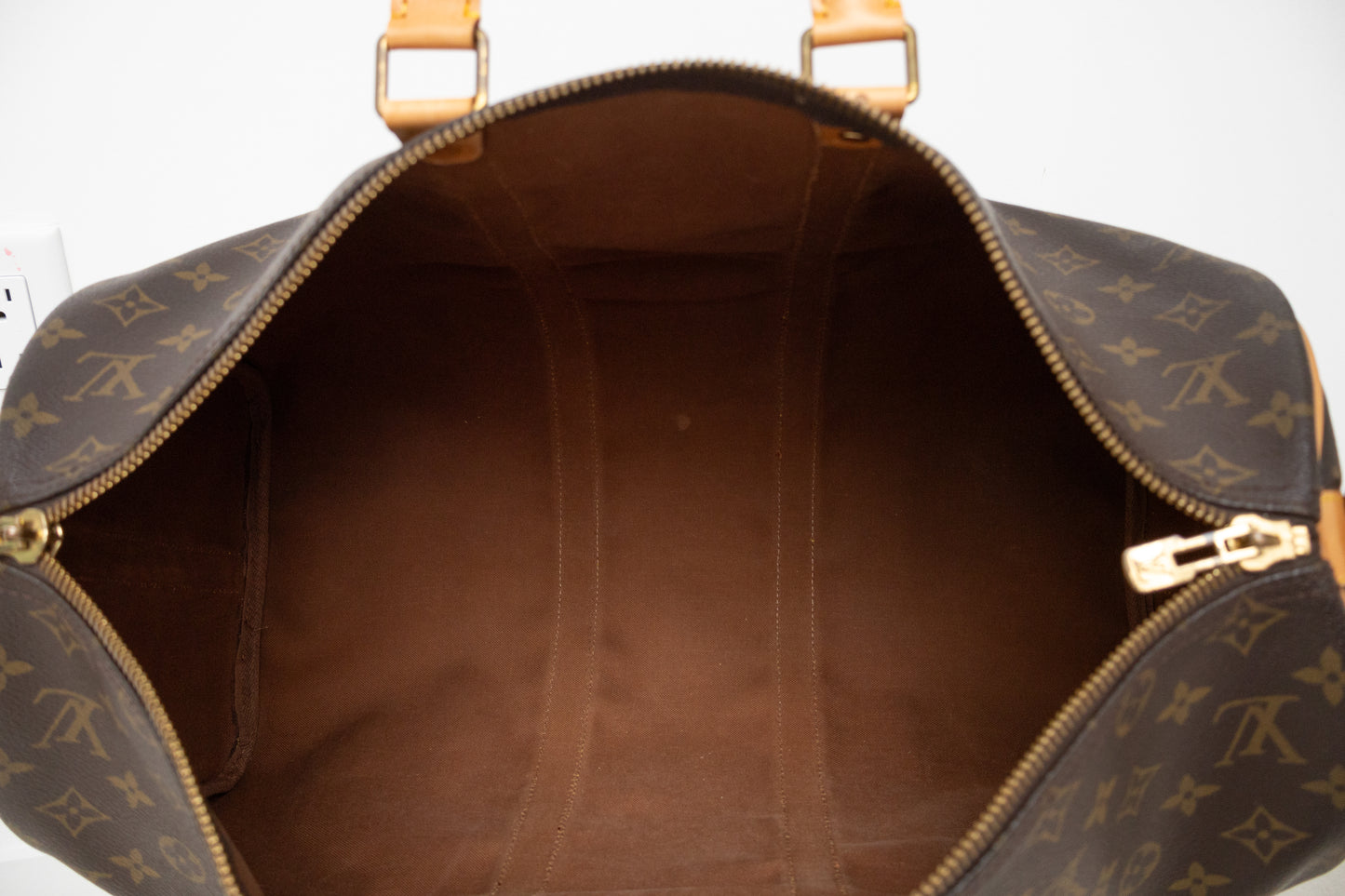 LOUIS VUITTON KEEPALL 45 DUFFLE HANDBAG MONOGRAM