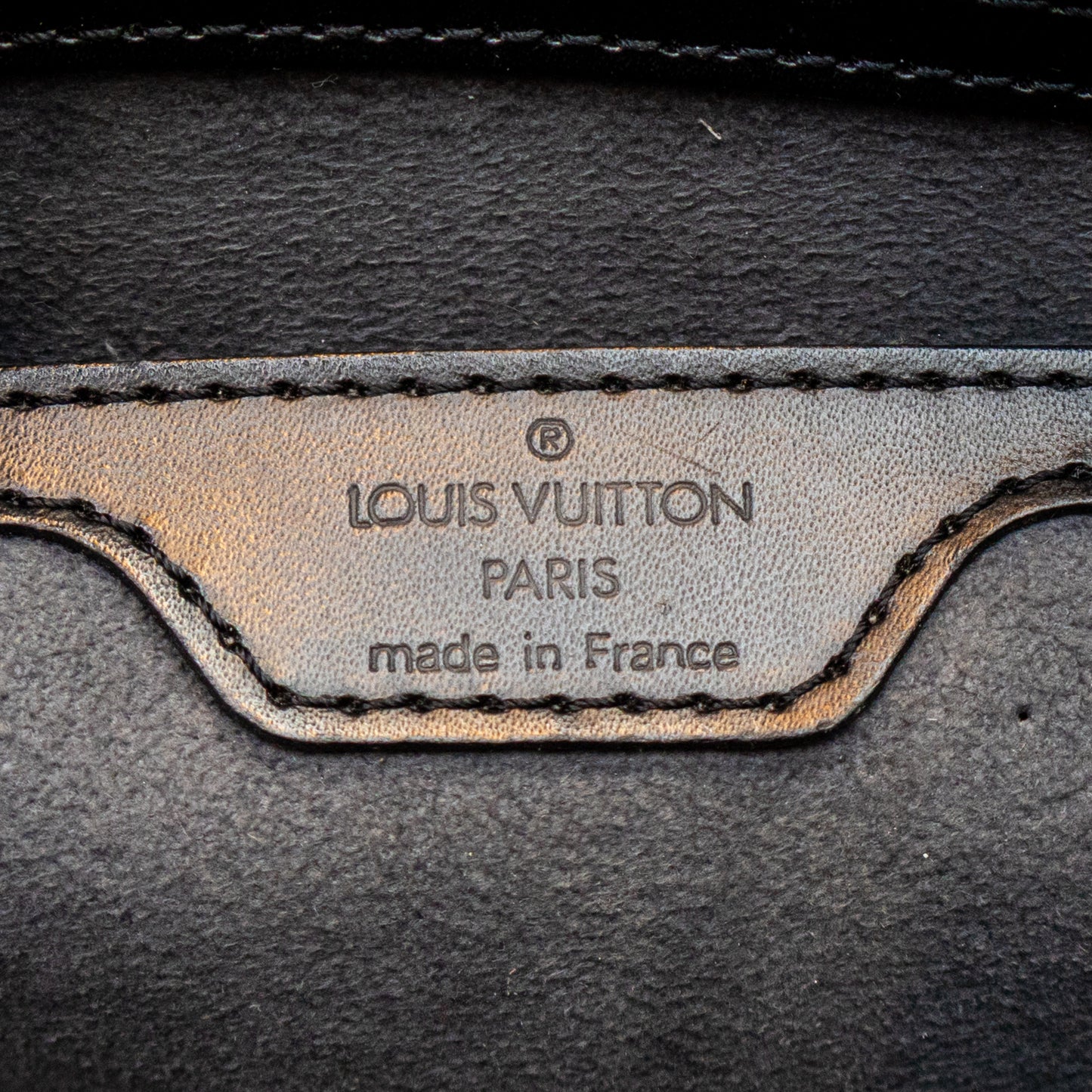 Louis Vuitton Saint Jacques PM Tote Bag – Black Epi Leather – Authentic