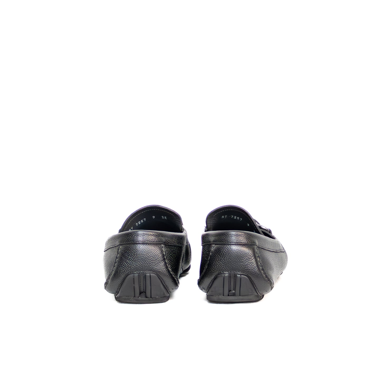 Salvatore Ferragamo Parigi Mini Chicco Leather Driving Bit Loafers – Black – US 9 (2E)