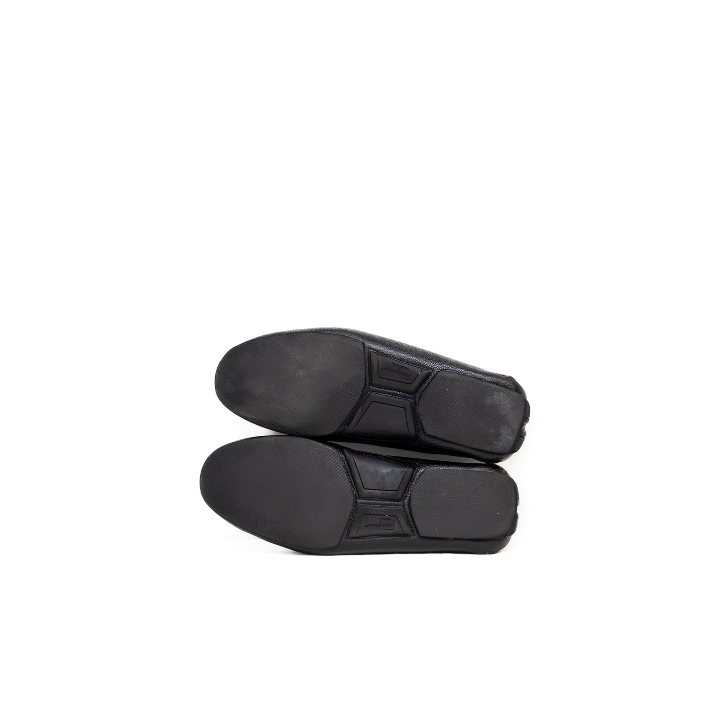 Salvatore Ferragamo Parigi Mini Chicco Leather Driving Bit Loafers – Black – US 9 (2E)