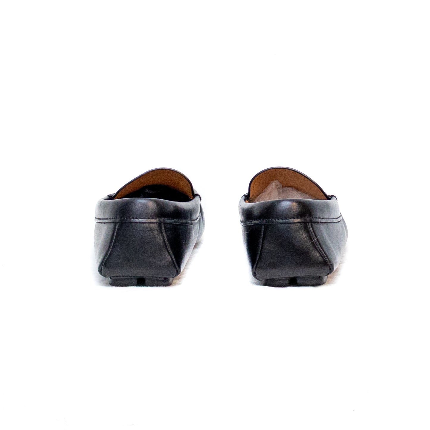 Prada Men’s Black Leather Driving Loafers – Size UK 8.5 / US 9.5