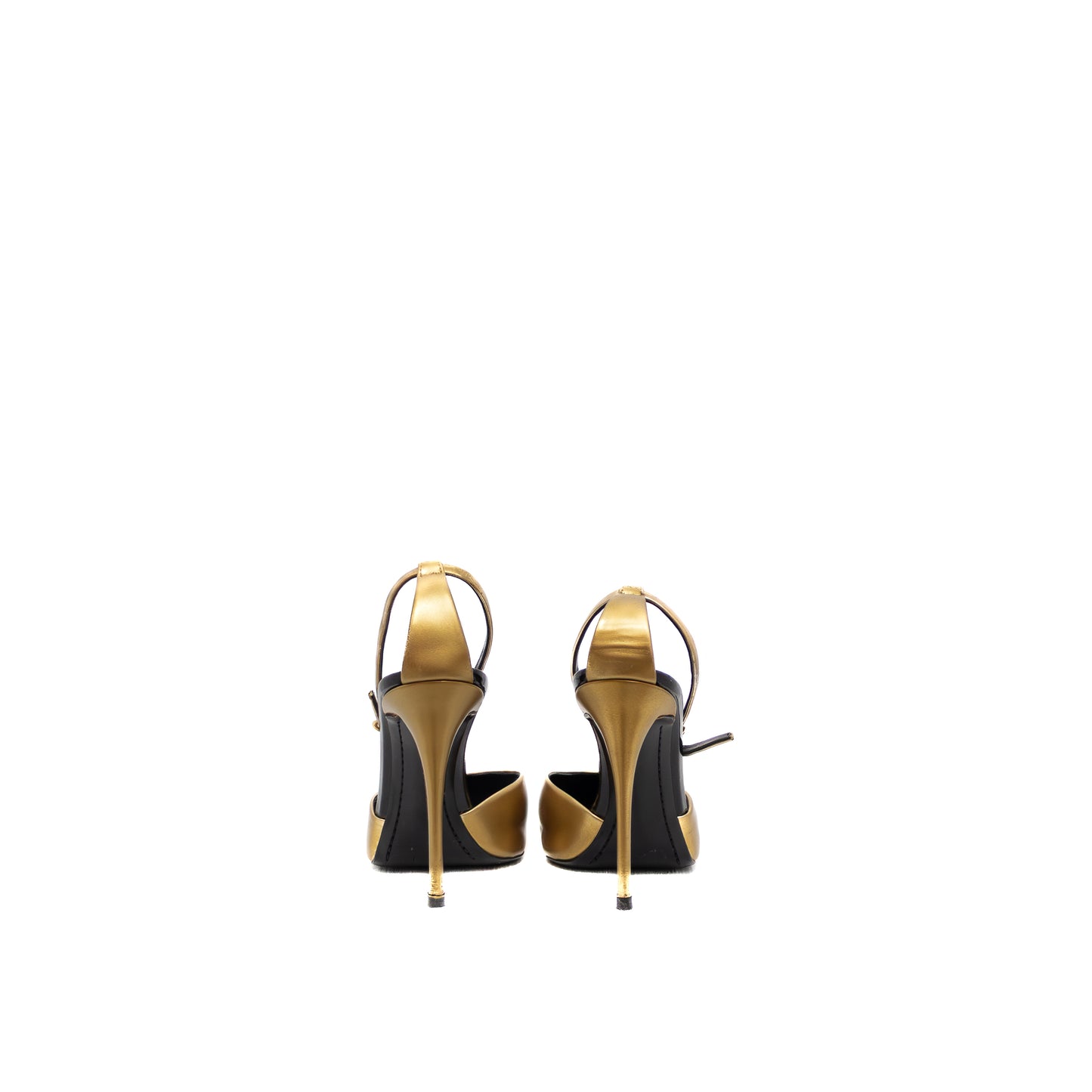 Giuseppe Zanotti Gold Ankle Strap Pumps Size US 6 / UK 3.5 / EU 36