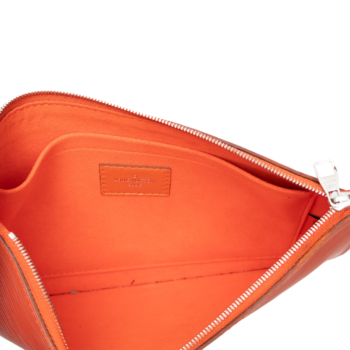 Louis Vuitton Epi Neverfull MM Tote Bag – Orange Red – USA Made – With Pouch