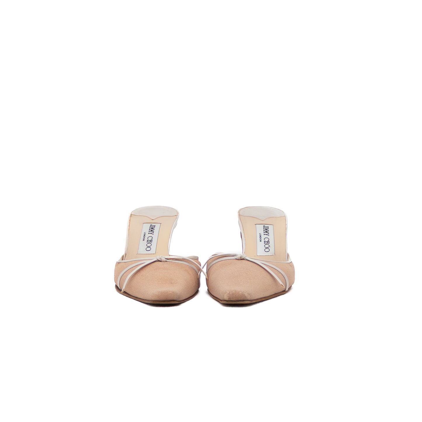 RARE Jimmy Choo Pointed Toe Mules – Blush Pink Size EU 37.5 / US 7.5