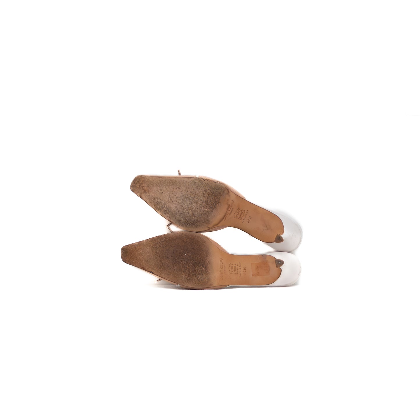 RARE Jimmy Choo Pointed Toe Mules – Blush Pink Size EU 37.5 / US 7.5