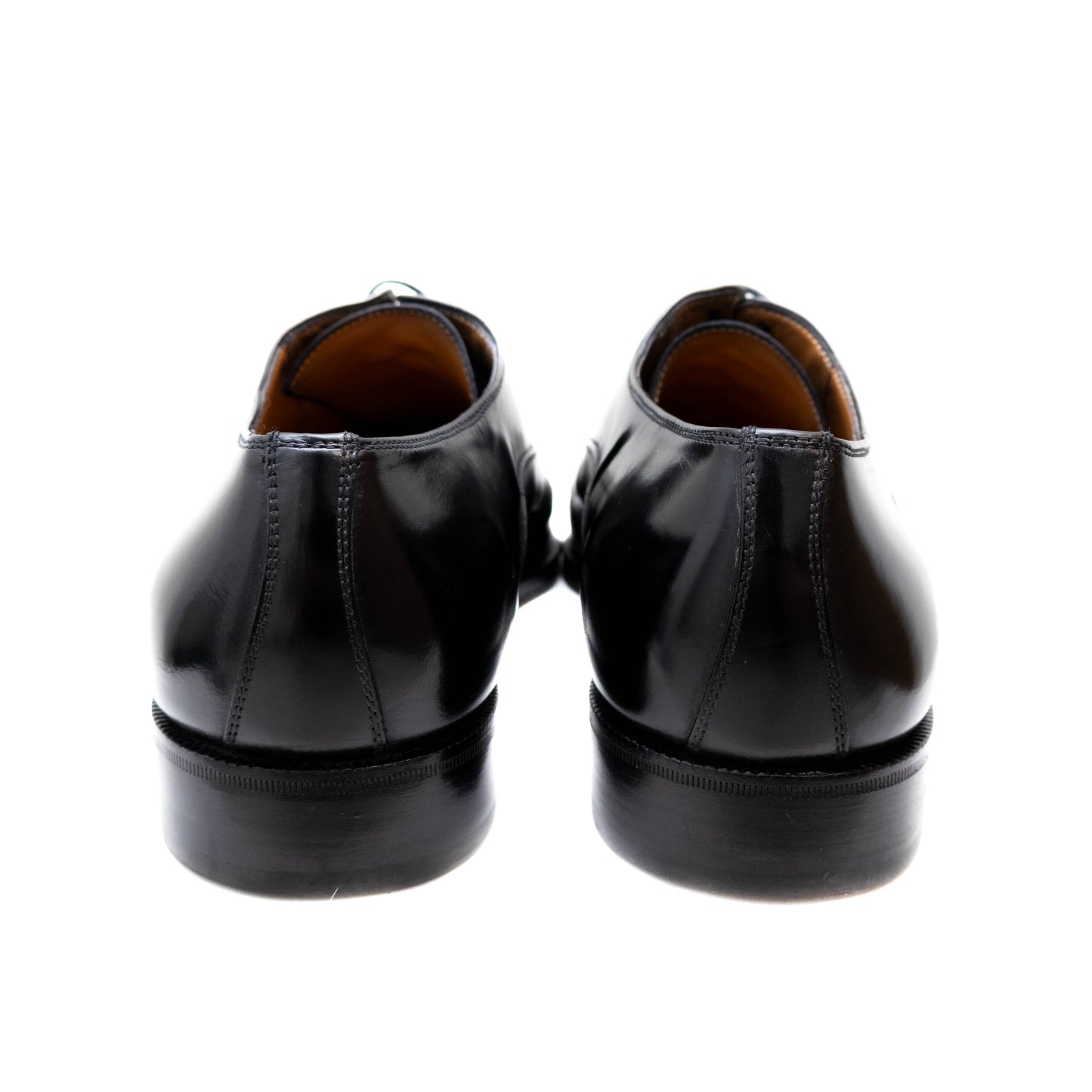 Ferragamo Padova Black Calf LeatherCap Toe Oxford Men's Shoes SZ US 11E