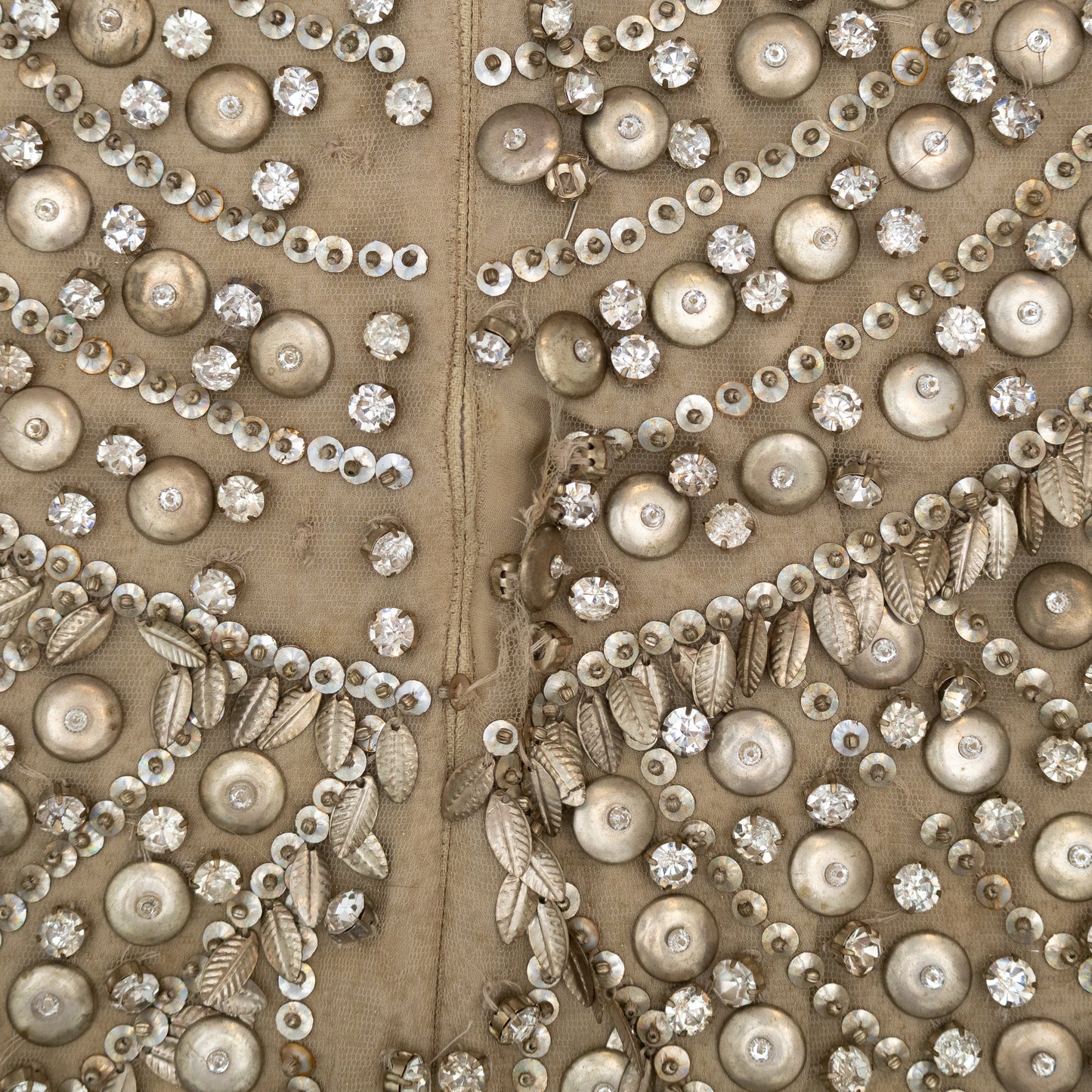 Vintage Naeem Khan Embellished Silk Mini Dress – Size US 8 – Made in USA