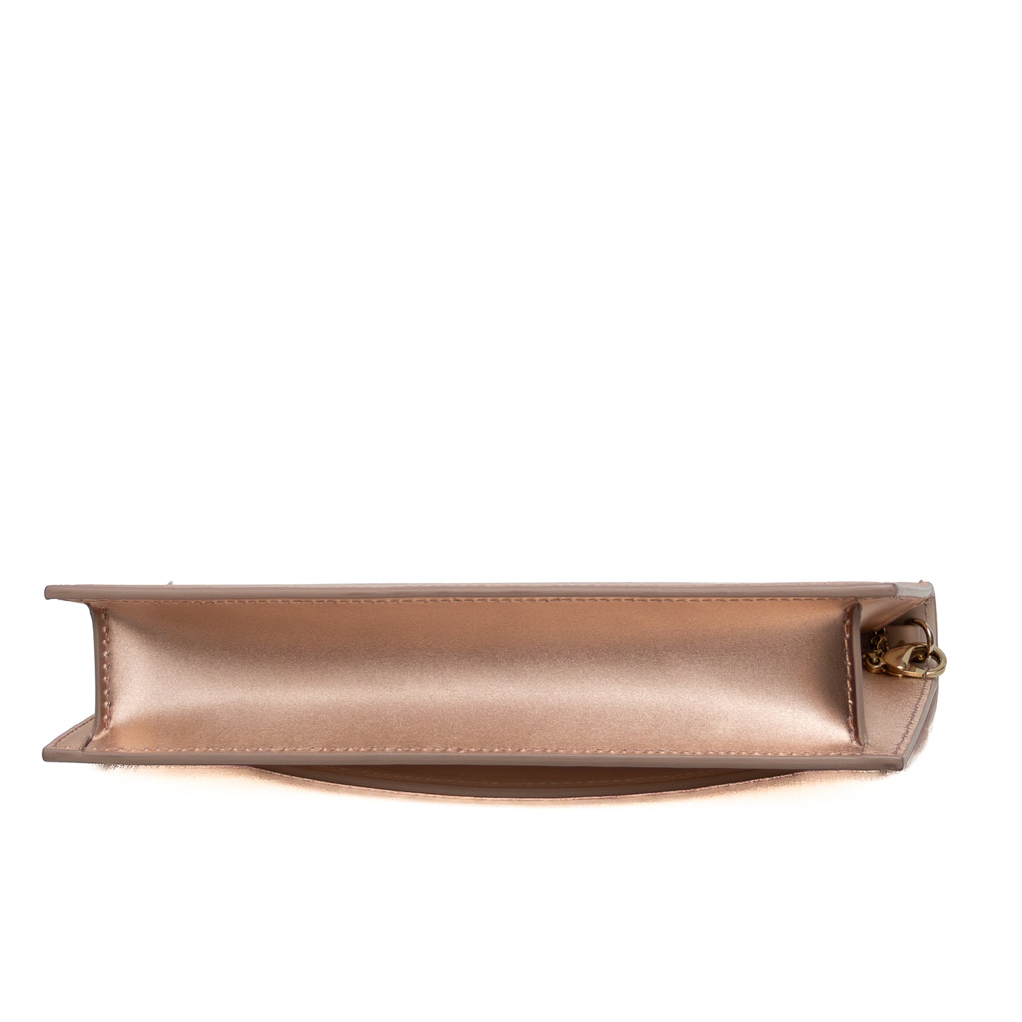 Christian Louboutin Loubiclutch Rose Gold Satin Envelope Bag