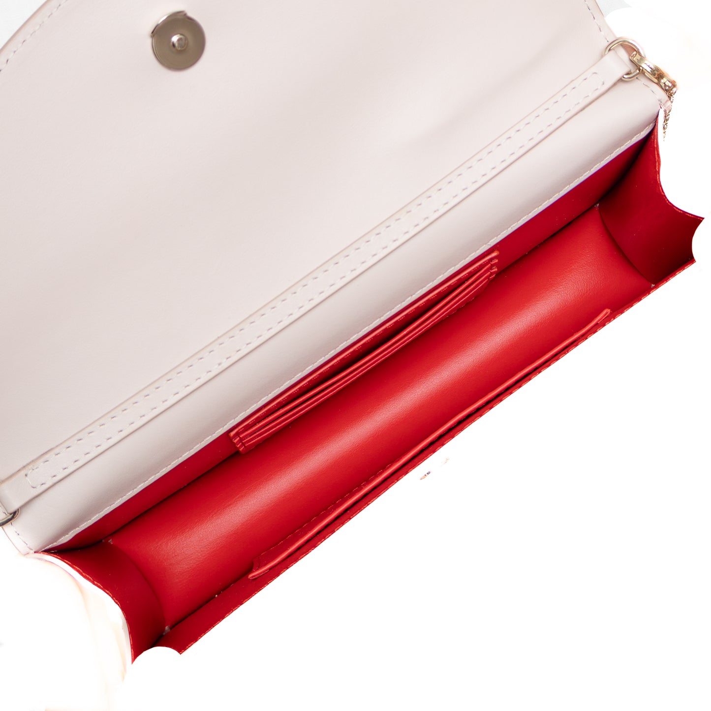 Christian Louboutin Loubiclutch Rose Gold Satin Envelope Bag