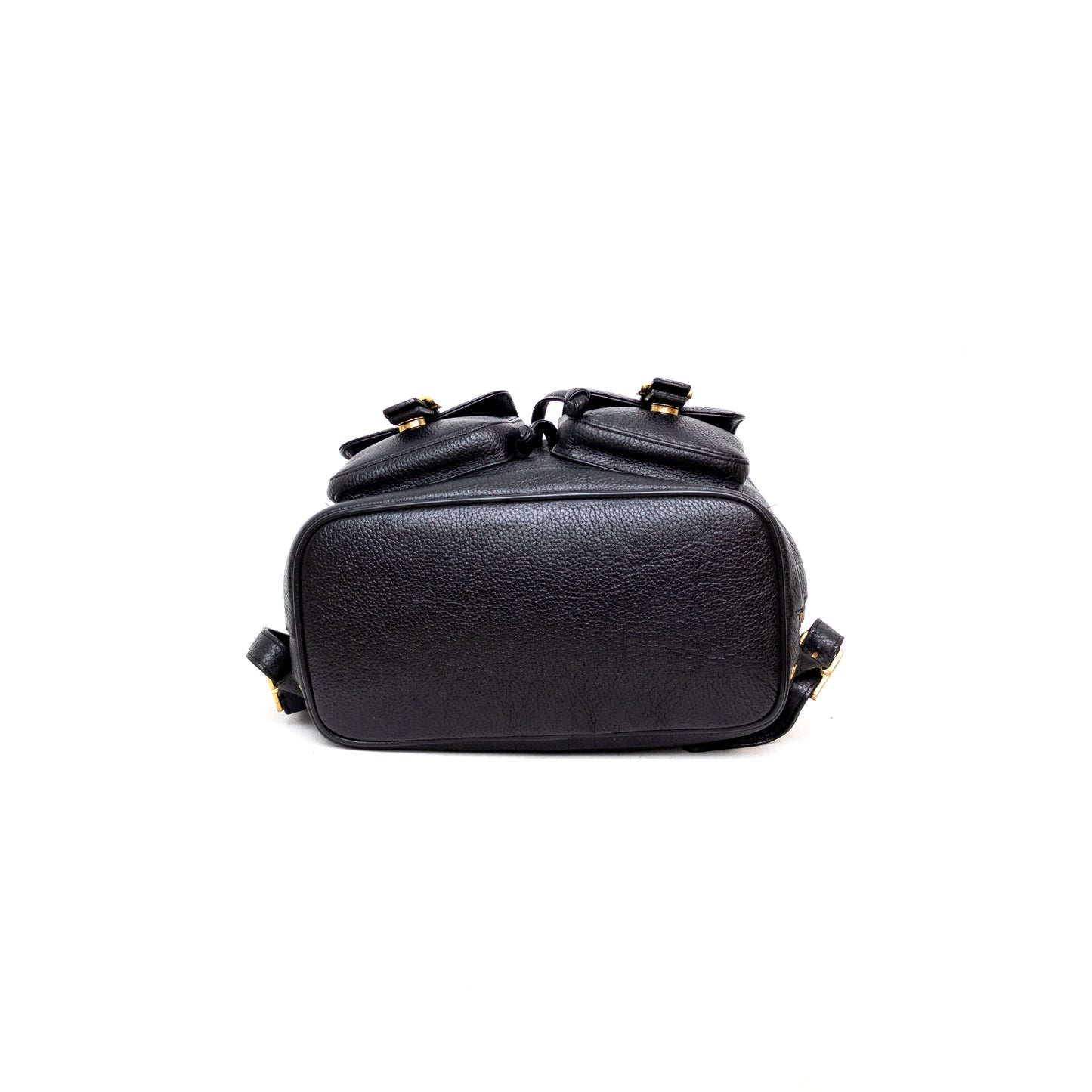 Vintage MCM Black Leather Backpack Germany – Medium Size