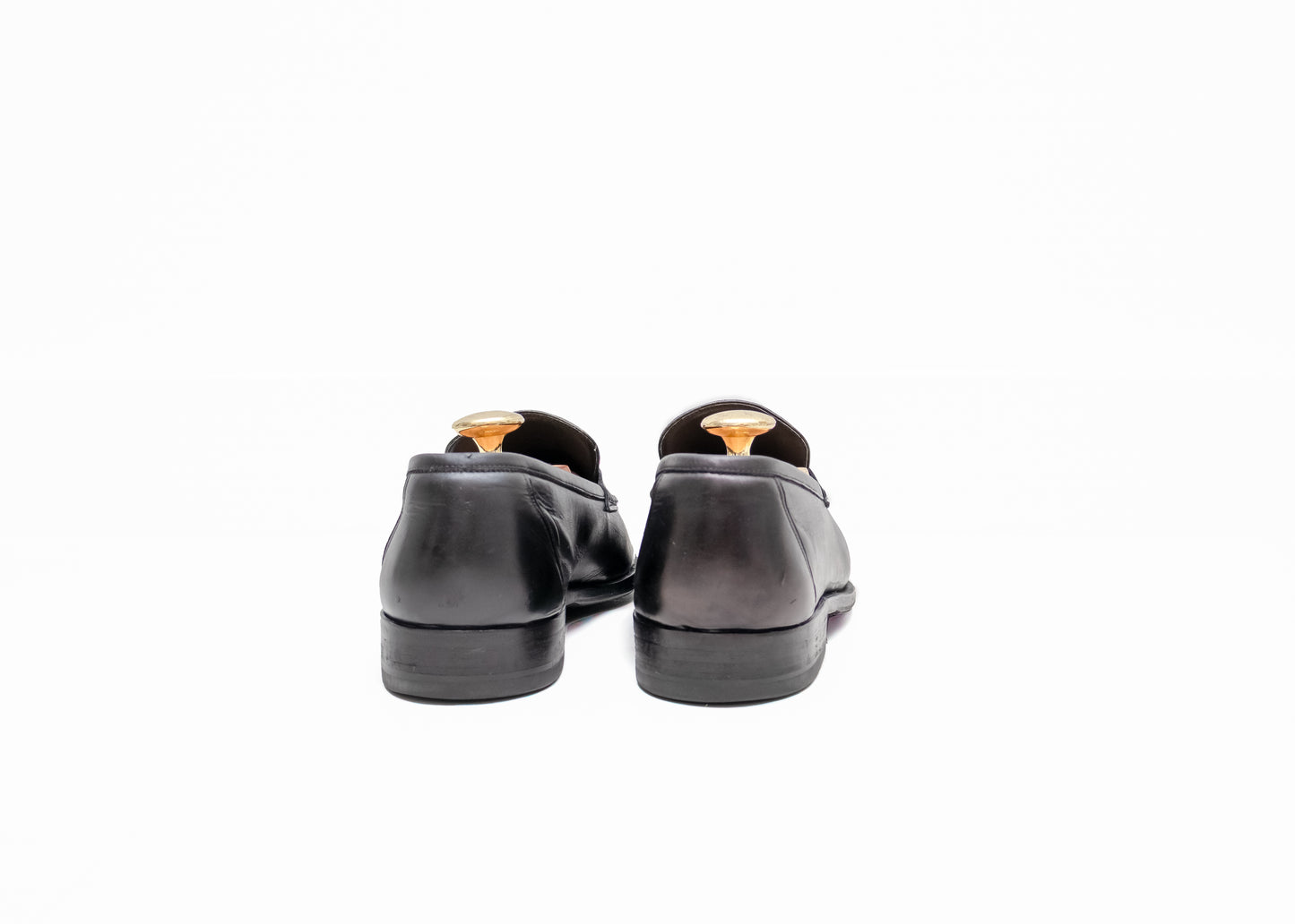 Lanvin Black Leather Penny Loafers – EU 41 | US 8 | UK 7