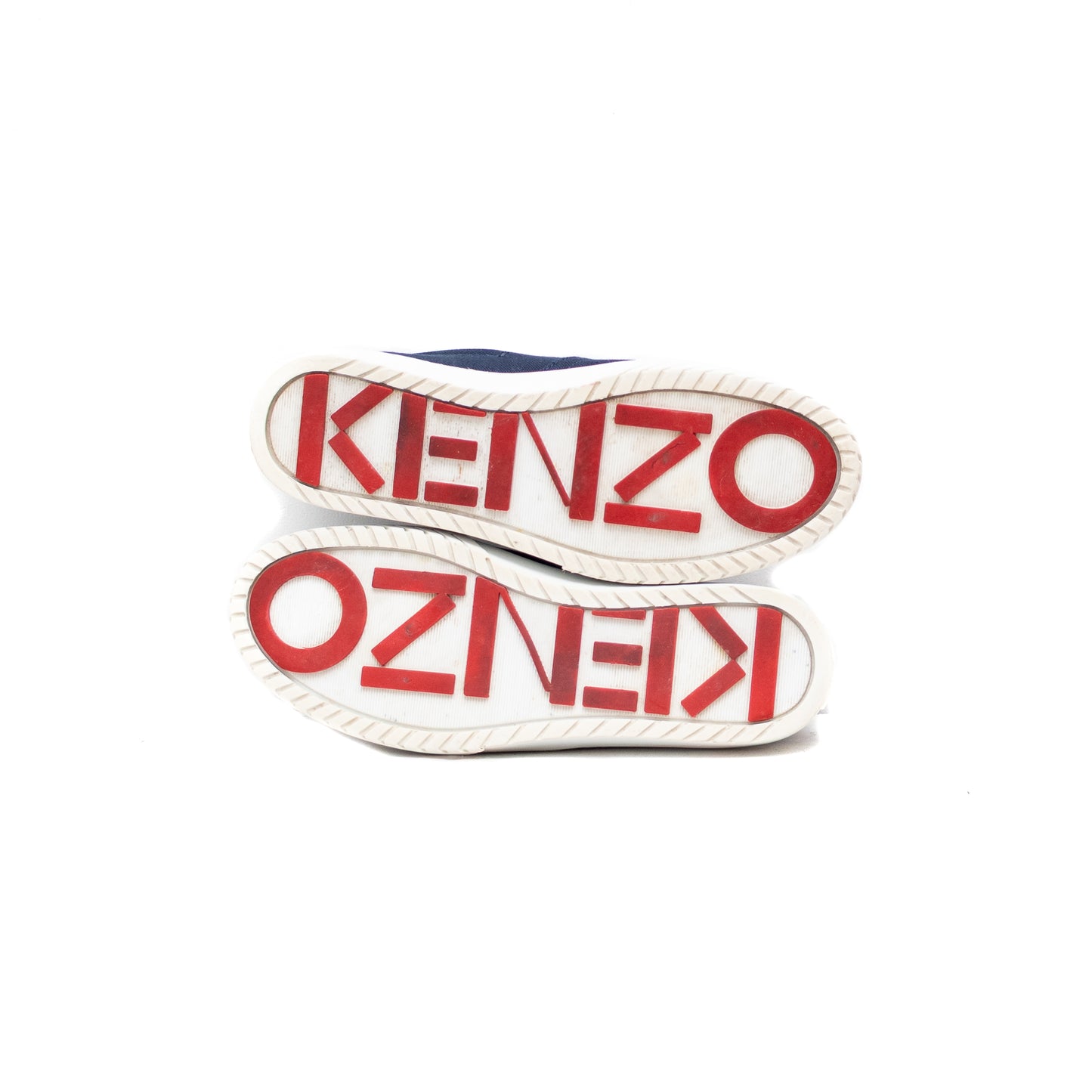 Women's Kenzo Paris Tiger Embroidered Slip-On Sneakers β Navy Blue US 7.5