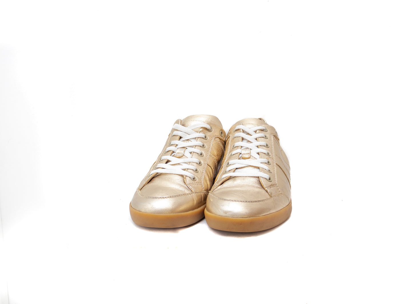 RARE VTG Dior B16 by Hedi Slimane collector Gold Sneaker Size US 19