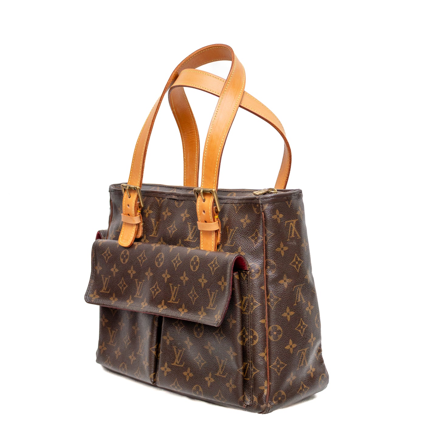 Louis Vuitton LV Hand Bag Multipli Cite Brown Monogram