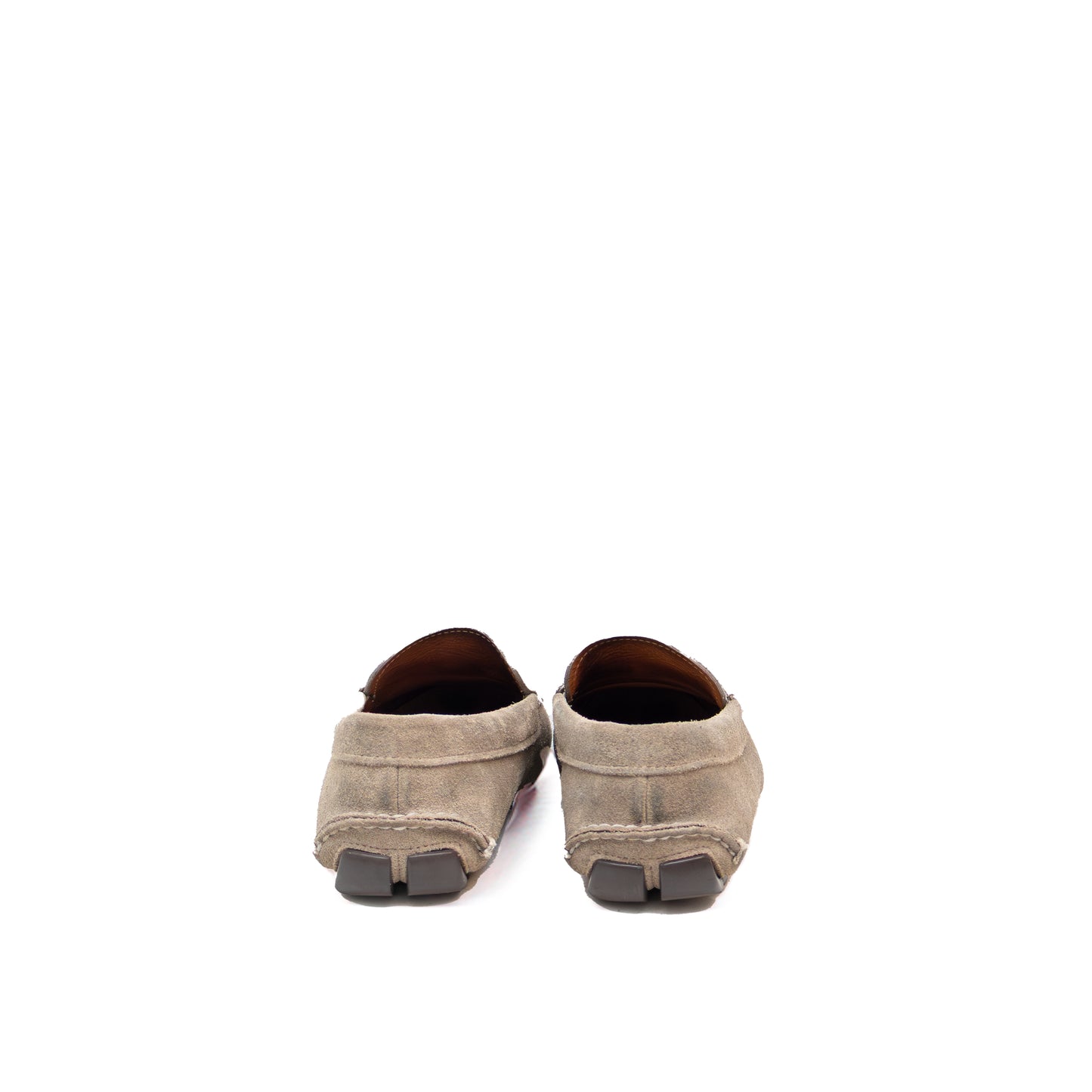 Prada Men’s Grey Suede Driving Loafers – Size US 9 / EU 42 / UK 8 – Made in Italy
