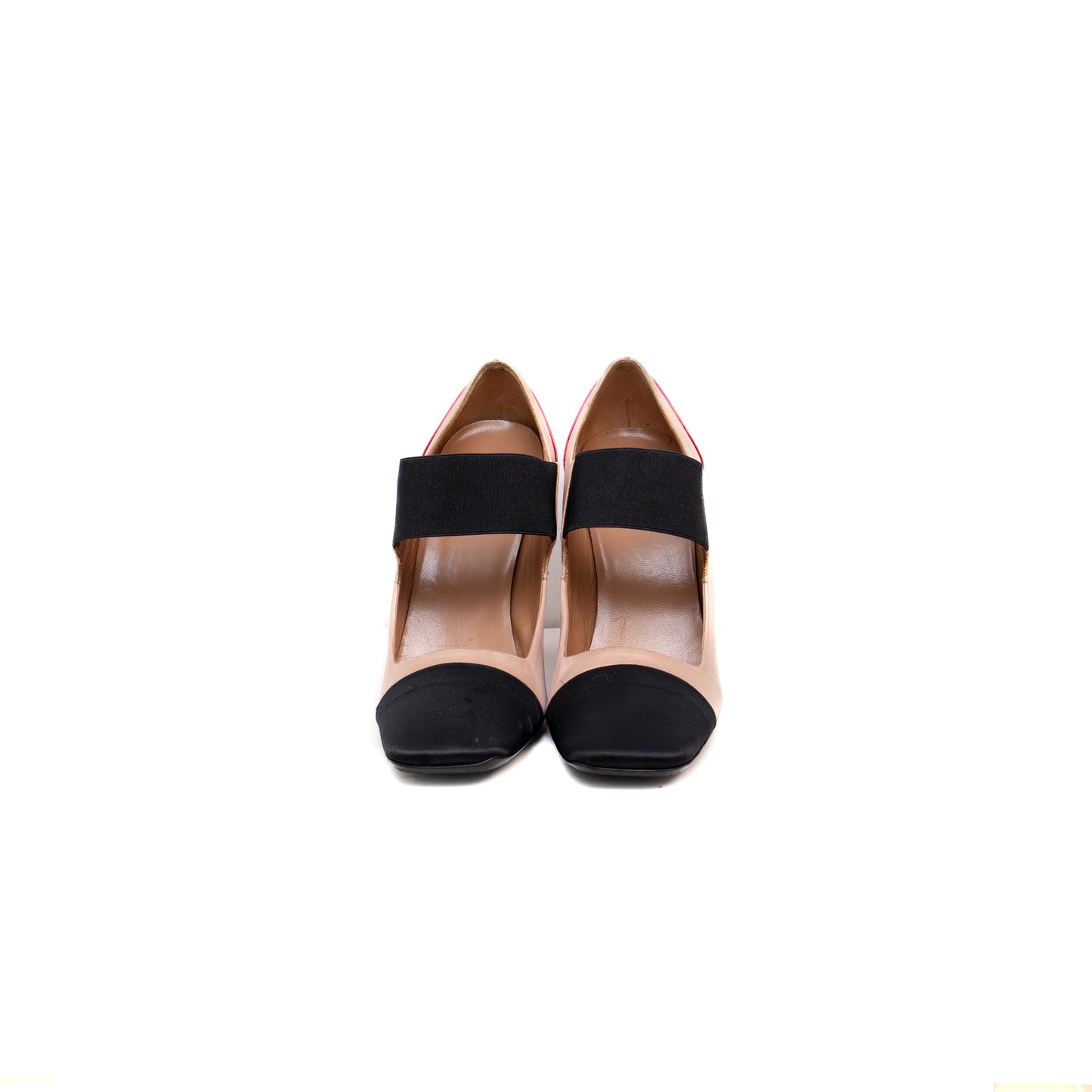 Prada F/W 2007 Three-Tone Satin Mary Jane Heels – Size IT 40 / US 10