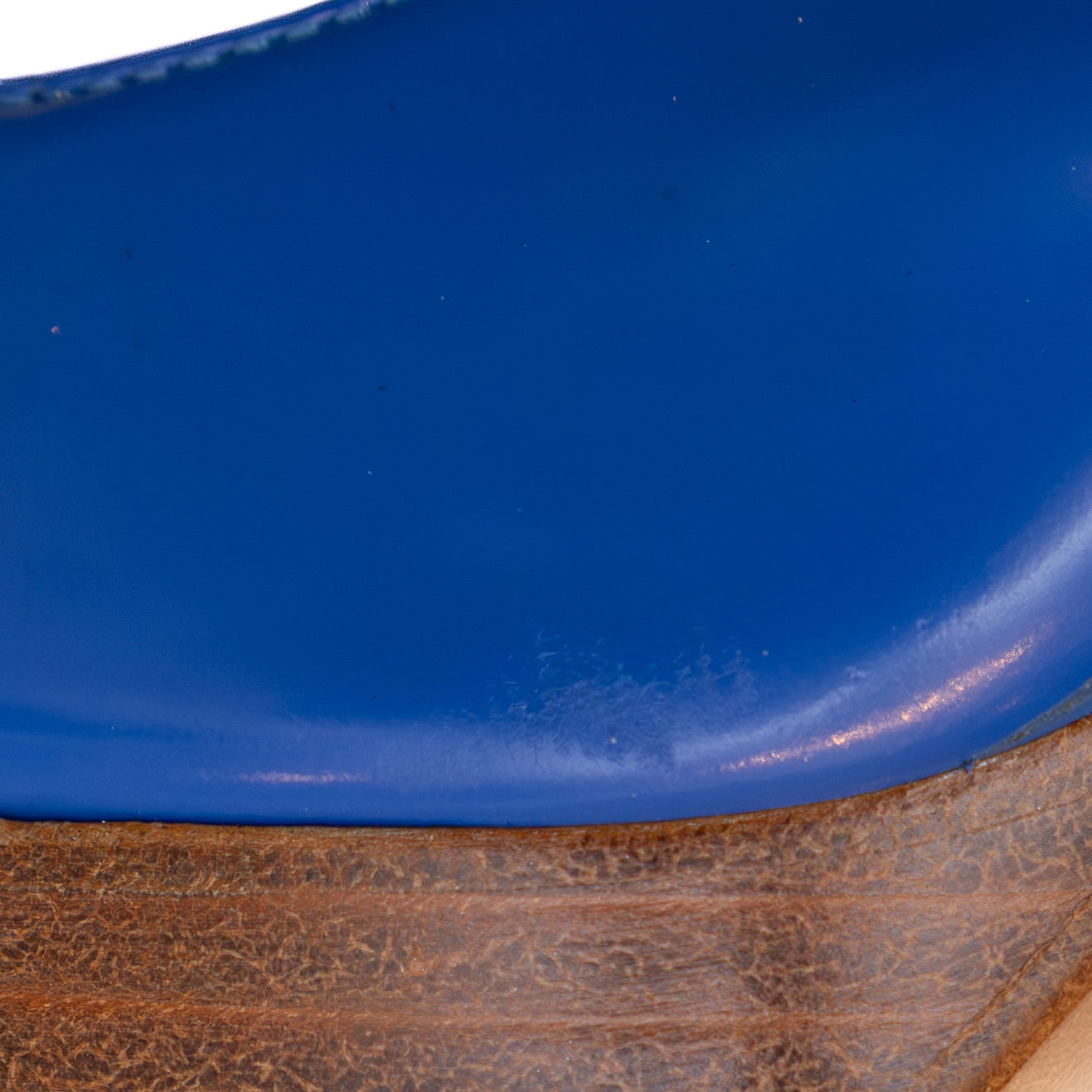 Sergio Rossi Blue Leather Slingback Peep Toe Heels | Size EU 39 / US 8.5 - 9