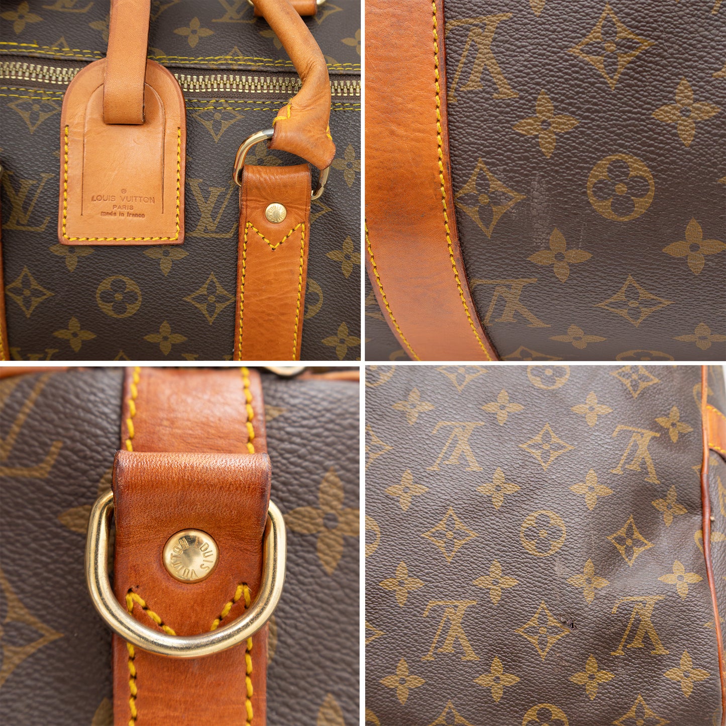 Louis Vuitton Keepall 55 Monogram Canvas Travel Bag