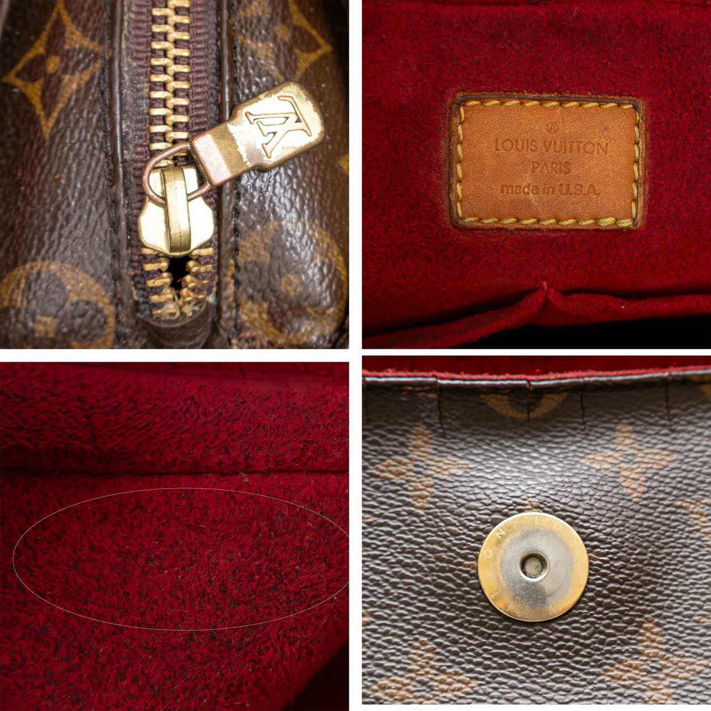 Louis Vuitton LV Hand Bag Multipli Cite Brown Monogram