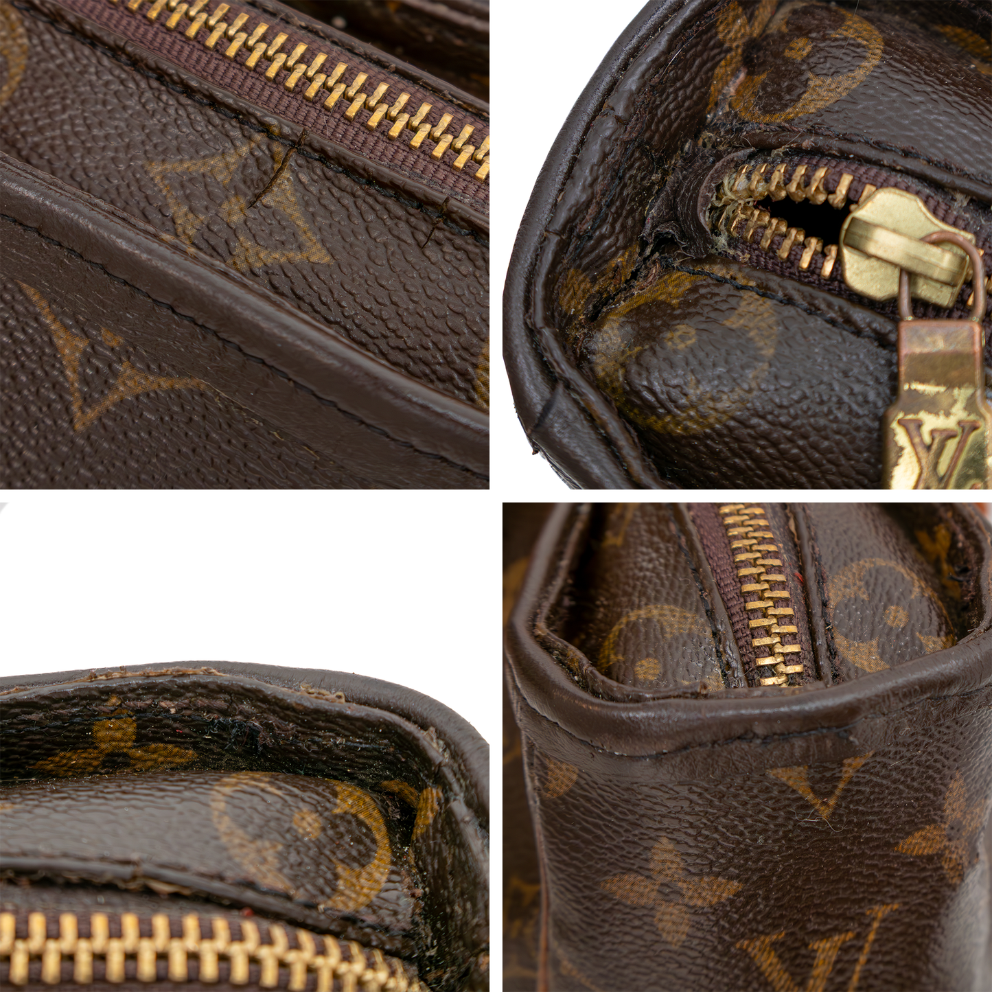 Louis Vuitton LV Hand Bag Multipli Cite Brown Monogram