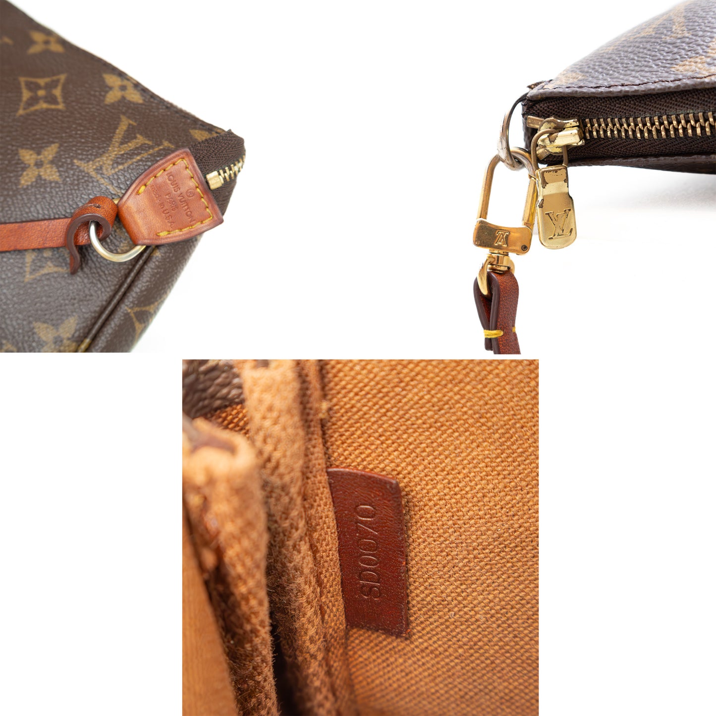 Authentic Louis Vuitton Monogram Pochette Shoulder Bag – SD0095 – Made in USA