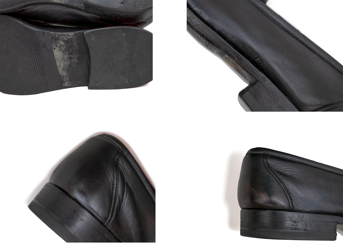 Lanvin Black Leather Penny Loafers – EU 41 | US 8 | UK 7