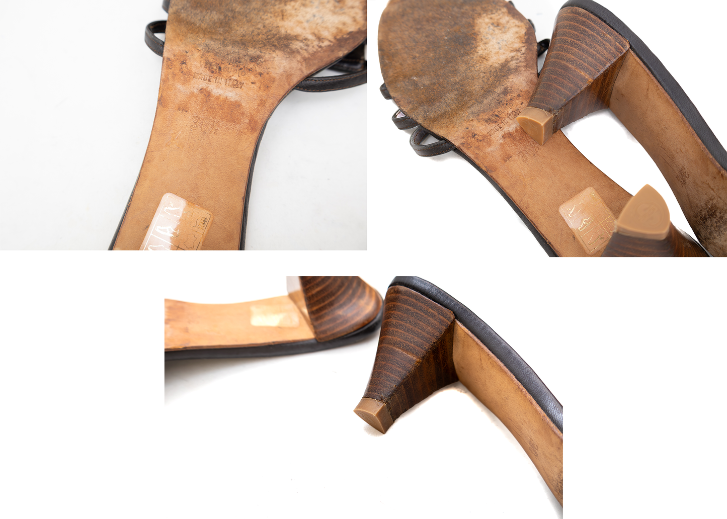 Fendi Zucca Monogram Heeled Mules – EU 36.5 | US 6.5 | UK 4.5