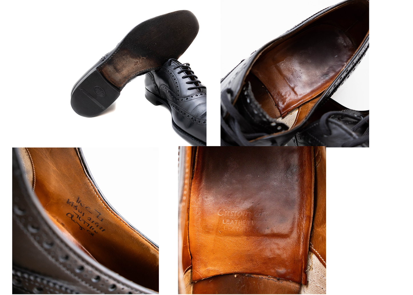 Church’s Custom Grade Leather Wingtip Shoe’s Men’s UK:10(c) Made In England