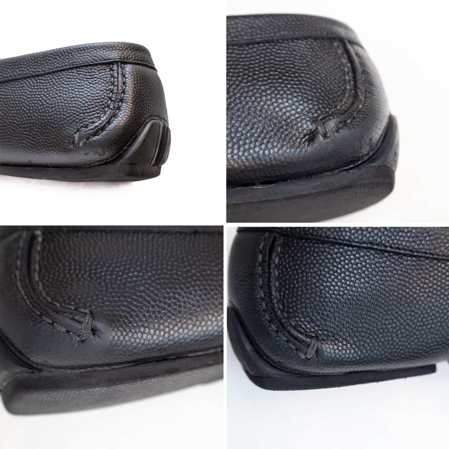 Salvatore Ferragamo Parigi Mini Chicco Leather Driving Bit Loafers – Black – US 9 (2E)