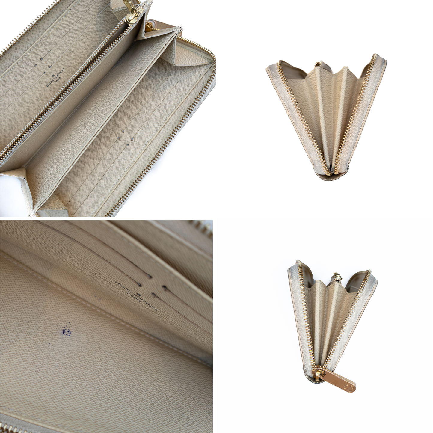 Louis Vuitton Damier Azur Zippy Wallet –– CA4173 – Made in Spain