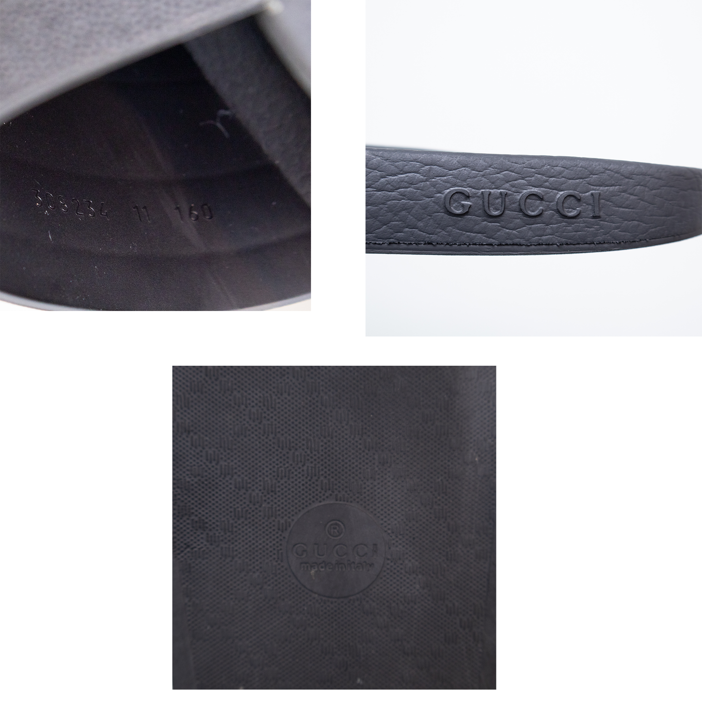 Gucci Pursuit Pool Slides Men’s Size 11 US Flip Flops Luxury Sandals