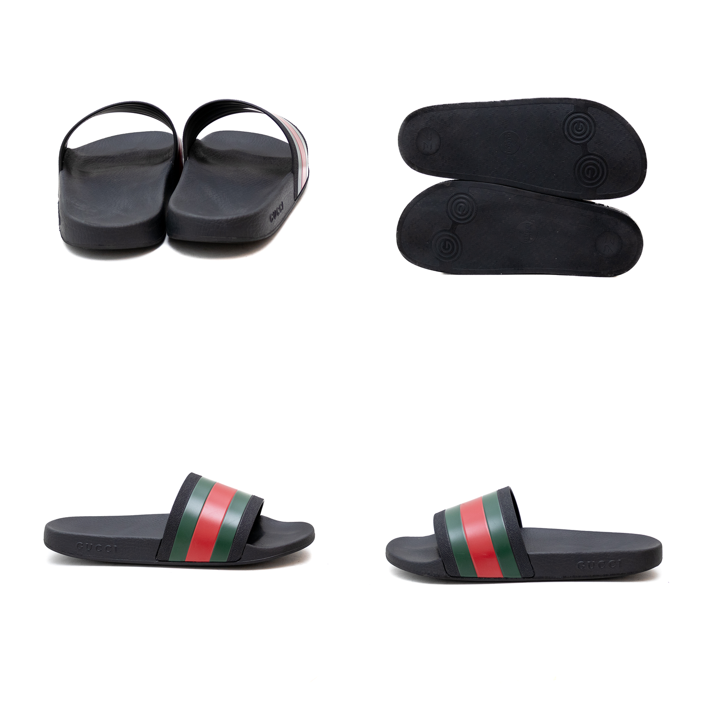 Gucci Pursuit Pool Slides Men’s Size 11 US Flip Flops Luxury Sandals