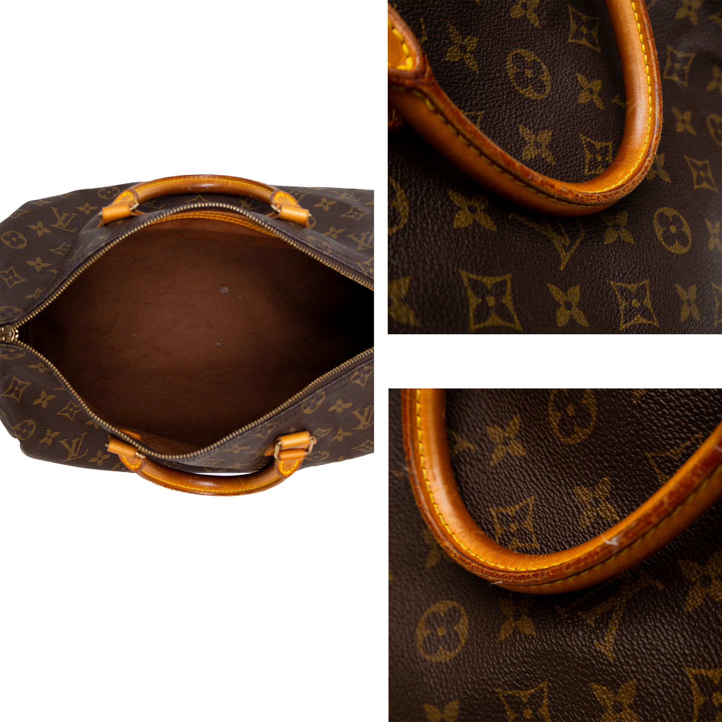 Louis Vuitton Speedy 35 Monogram Handbag β M41524 β Made in USA β Vintage 1993
