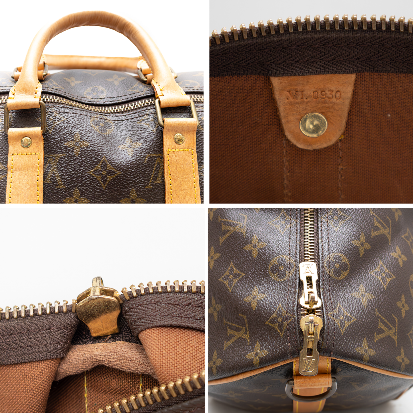 LOUIS VUITTON KEEPALL 45 DUFFLE HANDBAG MONOGRAM