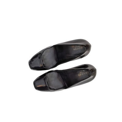 VTG Gucci Black Leather Platform Pumps Heels – Size EU 37.5/US 7.5