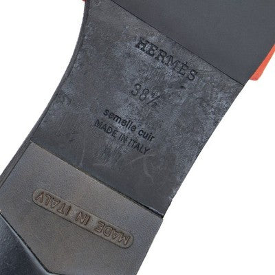 Hermes Oran Brides de Gala Suede H Sandals Rouge Coral EU 38.5 Limited Edition
