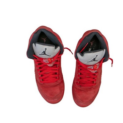 Air Jordan 5 Retro Red Suede 2017 GS University Red Black 440888-602 7Y