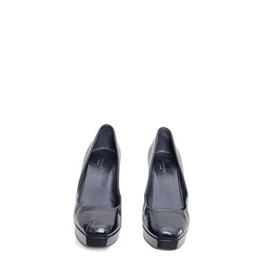 VTG Gucci Black Leather Platform Pumps Heels – Size EU 37.5/US 7.5
