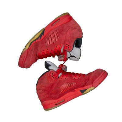Air Jordan 5 Retro Red Suede 2017 GS University Red Black 440888-602 7Y