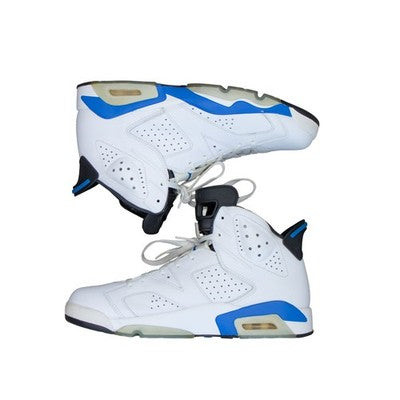 2014 Nike Air Jordan 6 Retro Sport Blue White 384664-107 Mens Size 12