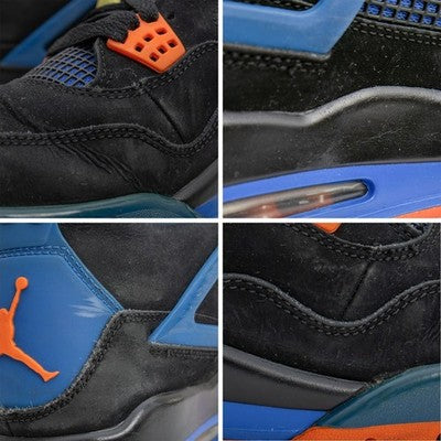 Nike Air Jordan 4 IV CAVS Knicks Black Orange Blue Size US 12 UK 11 EU 46
