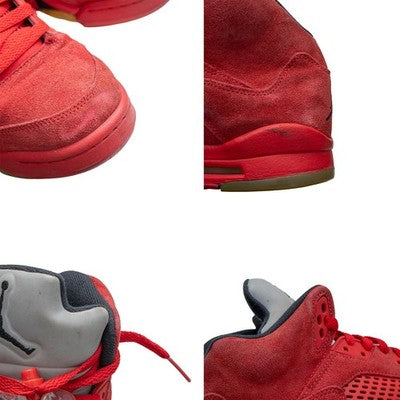 Air Jordan 5 Retro Red Suede 2017 GS University Red Black 440888-602 7Y