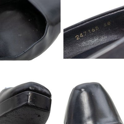 VTG Gucci Black Leather Platform Pumps Heels – Size EU 37.5/US 7.5