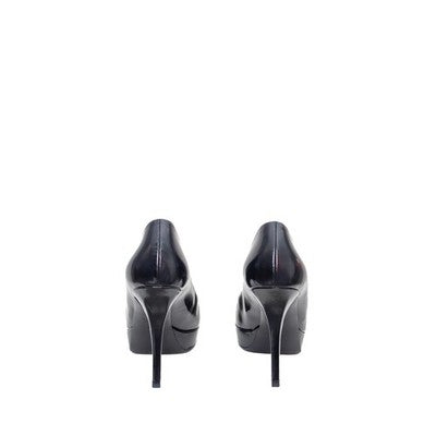 VTG Gucci Black Leather Platform Pumps Heels – Size EU 37.5/US 7.5