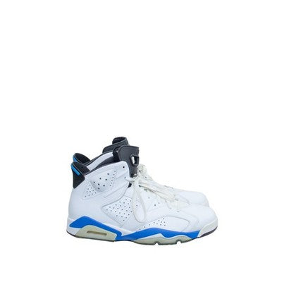 2014 Nike Air Jordan 6 Retro Sport Blue White 384664-107 Mens Size 12