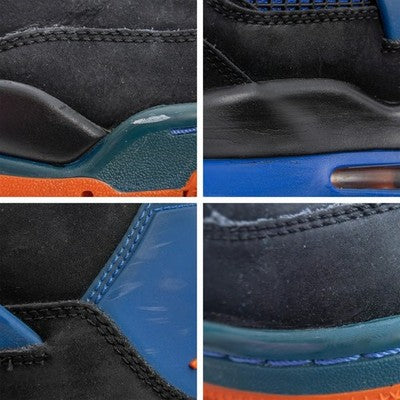 Nike Air Jordan 4 IV CAVS Knicks Black Orange Blue Size US 12 UK 11 EU 46