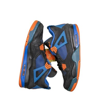 Nike Air Jordan 4 IV CAVS Knicks Black Orange Blue Size US 12 UK 11 EU 46